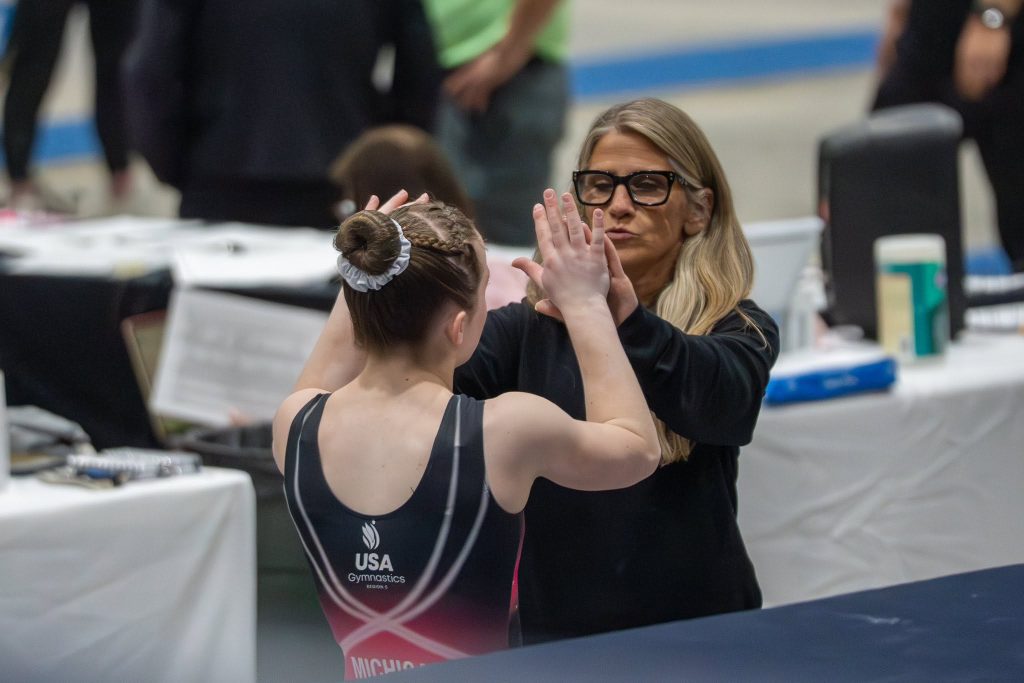 Paula Divens gymnastics coach
