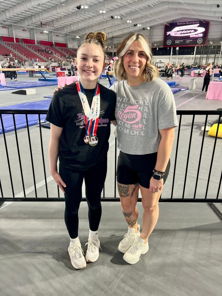 Eryn Jelonek gymnastics coach